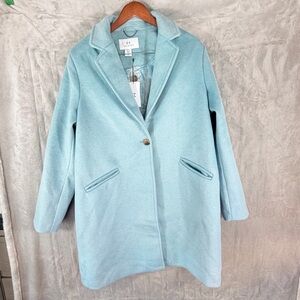 H by Halston Light Blue Women's Coat